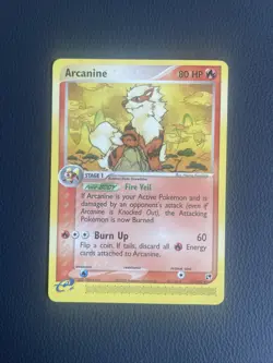 Pokemon Card Arcanine 15/100 EX Sandstorm Non-Holo Rare NM - Image 1