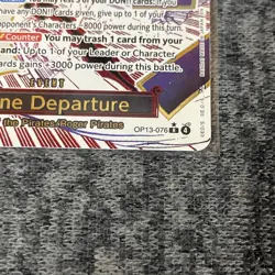 One Piece Card Game Divine Departure OP13-076 Carrying on his Will ENGLISH - Image 2