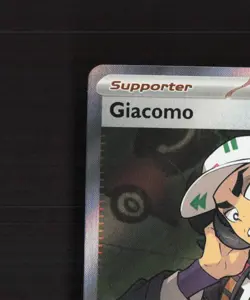 Giacomo 252/193 Paldea Evolved Full Art Ultra Rare Holo Pokemon Card NM - Image 3