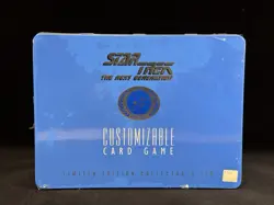 Star Trek The Next Generation Customizable Card Game Box Limited Edition Sealed - Image 1