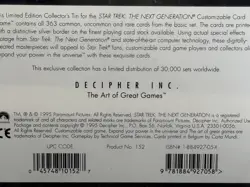 Star Trek The Next Generation Customizable Card Game Box Limited Edition Sealed - Image 5
