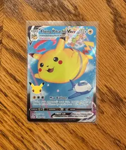 Pokemon Card Flying Pikachu VMAX 007/025 Celebrations Holo Rare NM - Image 1