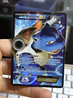 Blastoise EX 142/146 XY Base Set 2014 Full Art Holo Rare Pokemon Card TCG - Image 3