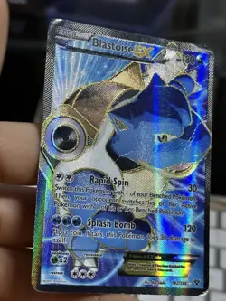 Blastoise EX 142/146 XY Base Set 2014 Full Art Holo Rare Pokemon Card TCG - Image 5