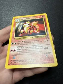 Arcanine #6 1999 Black Star Promo Pokemon Card TCG LP-MP - Image 4