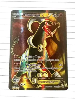 Houndoom EX Pokemon Card XY Breakpoint 21/122 Holo full art Rare Mint+ - Image 2