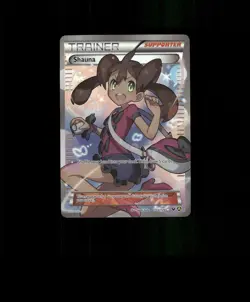 FAN-ART READ DESCRIPTION BELOW HOLO Shauna Card Trainer Shauna Pokemon Card p2 - Image 1