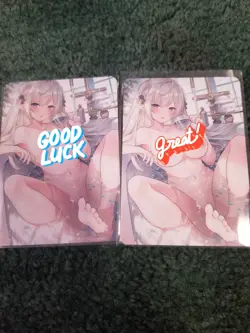 BEAUTIFUL FANTASY BATH BABE RAINBOW FOIL WAIFU ANIME CARDS (2) - Image 1