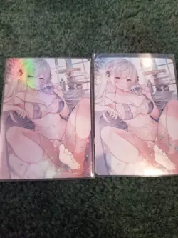 BEAUTIFUL FANTASY BATH BABE RAINBOW FOIL WAIFU ANIME CARDS (2) - Image 3
