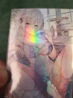BEAUTIFUL FANTASY BATH BABE RAINBOW FOIL WAIFU ANIME CARDS (2) - Image 5