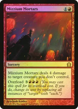 MTG - Mizzium Mortars - Foil - Return to Ravnica - Magic the Gathering - Image 1