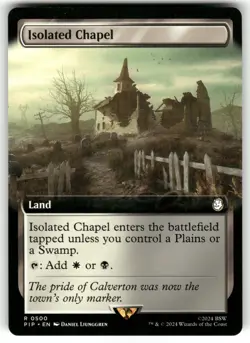 Isolated Chapel (Extended Art) #500 MTG Universes Beyond: Fallout - Image 1