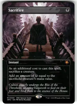 Sacrifice (Borderless) #69 MTG Special Guests - Image 1