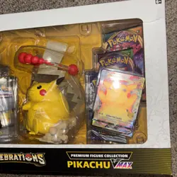 Pokemon TCG Celebrations Premium Figure Collection Pikachu VMAX Box - See Pics 820650809408 - Image 2