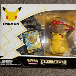 Pokemon TCG Celebrations Premium Figure Collection Pikachu VMAX Box - See Pics 820650809408 - Image 3