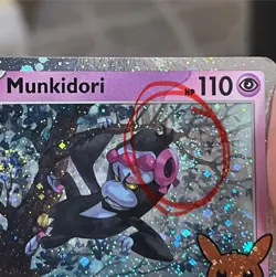 POKEMON MUNKIDORI 095/167 UNCOMMON COSMOS HOLO 2 SWIRLS TRICK OR TRADE PROMO NM - Image 5