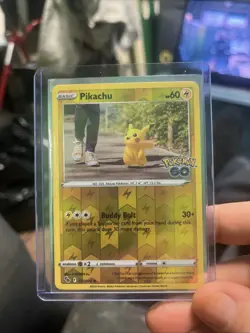 Pikachu 027/078 Pokemon GO Reverse Holo - Image 1