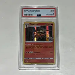 Charizard Holo Rare - Pokemon GO #010/078 - Pokemon TCG - PSA 9 - 6950033 - Image 1