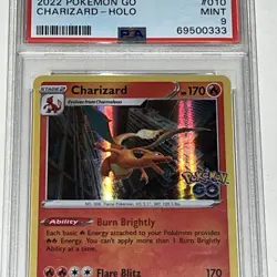 Charizard Holo Rare - Pokemon GO #010/078 - Pokemon TCG - PSA 9 - 6950033 - Image 3