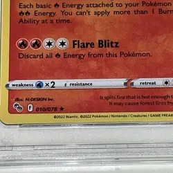 Charizard Holo Rare - Pokemon GO #010/078 - Pokemon TCG - PSA 9 - 6950033 - Image 5