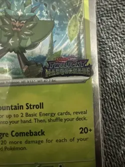 2024 Pokemon Promos S&V Twilight Masquerade # 24 Teal Mask Cosmos Holo “R” - Image 3