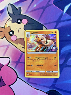 LYCANROC - SM118 [Forbiden Light] Pokemon TCG - BLACK STAR STAMPED PROMO - NM - Image 1
