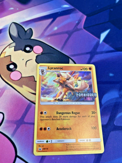 LYCANROC - SM118 [Forbiden Light] Pokemon TCG - BLACK STAR STAMPED PROMO - NM - Image 2