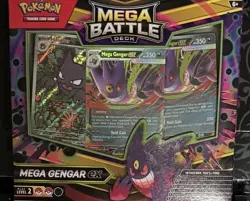 Pokemon Mega Gengar EX Battle Deck Phantasmal Flames Haunter Illustration Rare ! - Image 1