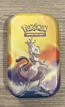 Pokemon Kanto Power Mini Tin Mewtwo Code H24 New Factory Sealed - Image 1