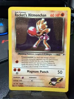 Pokemon 2000 Gym Heroes Rockets Hitmochan Holo 1st Edition #11 - Image 1