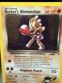 Pokemon 2000 Gym Heroes Rockets Hitmochan Holo 1st Edition #11 - Image 2