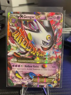 Pokemon TCG Mega Gengar EX Black Star Promos XY166 - Image 1