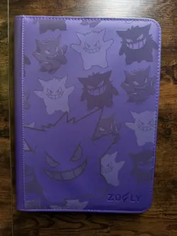 pokemon Laser Engraved Gengar binder(made To Order) - Image 1