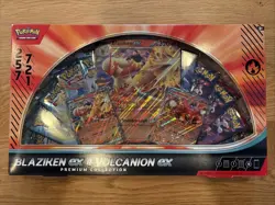 Pokemon TCG: Blaziken ex & Volcanion ex Premium Collection 2025 Amazon Holiday E - Image 1