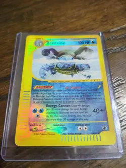Pokemon TCG: Blastoise (Reverse Holo) Holo Rare 4/165 Expedition - Image 1