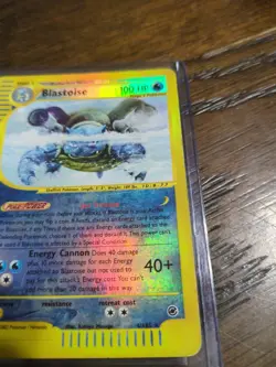 Pokemon TCG: Blastoise (Reverse Holo) Holo Rare 4/165 Expedition - Image 2