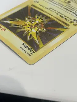 Pokemon TCG Zapdos Base Set 16/102 Holo Shadowless Holo Rare- MP - Image 4