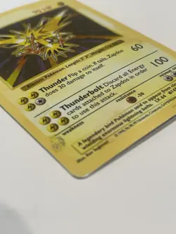 Pokemon TCG Zapdos Base Set 16/102 Holo Shadowless Holo Rare- MP - Image 5