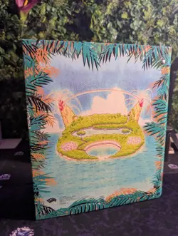 Vintage Pokemon Southern Islands Collection BINDER ONLY, English WOTC O-RING - Image 5