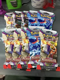 Pokemon TCG SCARLET & VIOLET PALDEA EVOLVED SLEEVED BOOSTER PACK LOT OF 10 - Image 2