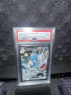 2024 POKEMON SVP PROMO SPECIAL ILLUSTRATION COLLECTION #131 KINGDRA EX PSA 9 - Image 1
