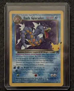 Pokemon Dark Gyarados Holo Celebrations: Classic Collection 8/82 NM - Image 1