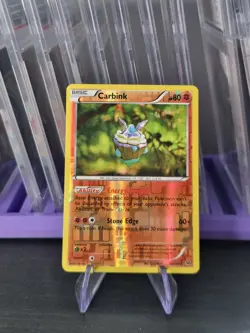 Pokemon TCG Carbink Fates Collide 49/124 Reverse Holo Rare - Image 1