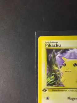1999 Pokemon Pikachu #58 WOTC 1st Edition Base Set German Never Been Played - Image 3