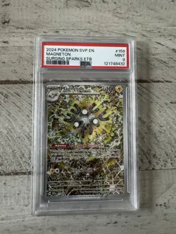 Pokemon TCG Magneton SVP 159 Surging Sparks ETB Promo 2024 PSA 9 Mint - Image 1