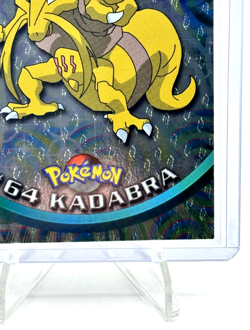 Vintage Pokemon Kadabra #64 Holo Foil Toppsb1999 Series 1 TV Animation LP/NM - Image 3