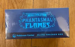 Phantasmal Flames Pokemon Center exclusive Elite Trainer Box etb sealed - Image 2