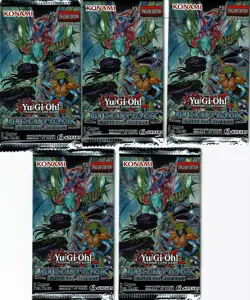 DUELIST PACK YU-GI-OH DIMENSIONAL GUARDIANS 1ST SEALED BOOSTER (5 PACK LOT) - Image 1