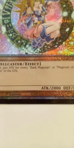 yugioh TCG Dark Magician Girl [Quarter Century Secret Rare] RA04-EN107 - Image 2
