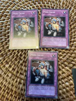 3x (NM) Mind Crush - SOD-EN056 - Common - Unlimited Edition YuGiOh - Image 1